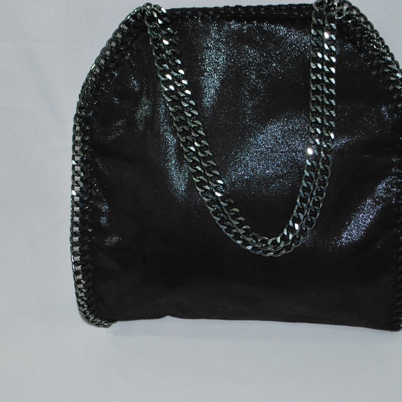 Black New  Shoulder Bag Sparkle - Picture 1 of 4